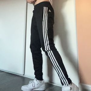 adidas men’s small black track pants